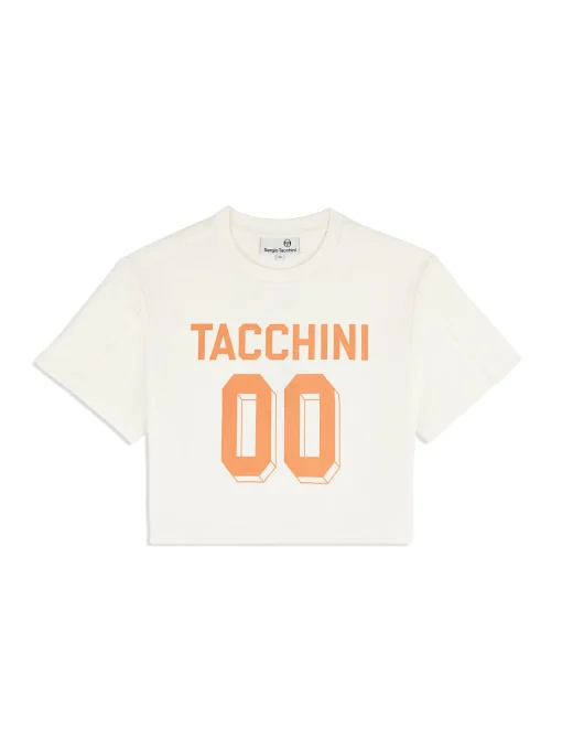 Sergio Tacchini Amore Crop T-Shirt- GARDENIA New