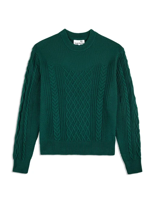 Sergio Tacchini Giacomo Knit Sweater- RAINFOREST New