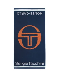 Sergio Tacchini MC Staff Full-Size Towel- NAVY Clearance