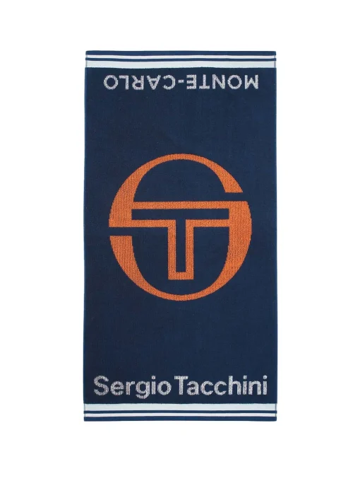 Sergio Tacchini MC Staff Full-Size Towel- NAVY Clearance