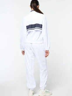 Sergio Tacchini Adria Mesh Track Jacket- BRILLIANT WHITE Discount