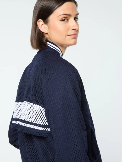 Sergio Tacchini Adria Mesh Track Jacket- MARITIME BLUE New