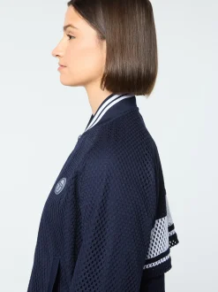 Sergio Tacchini Adria Mesh Track Jacket- MARITIME BLUE New