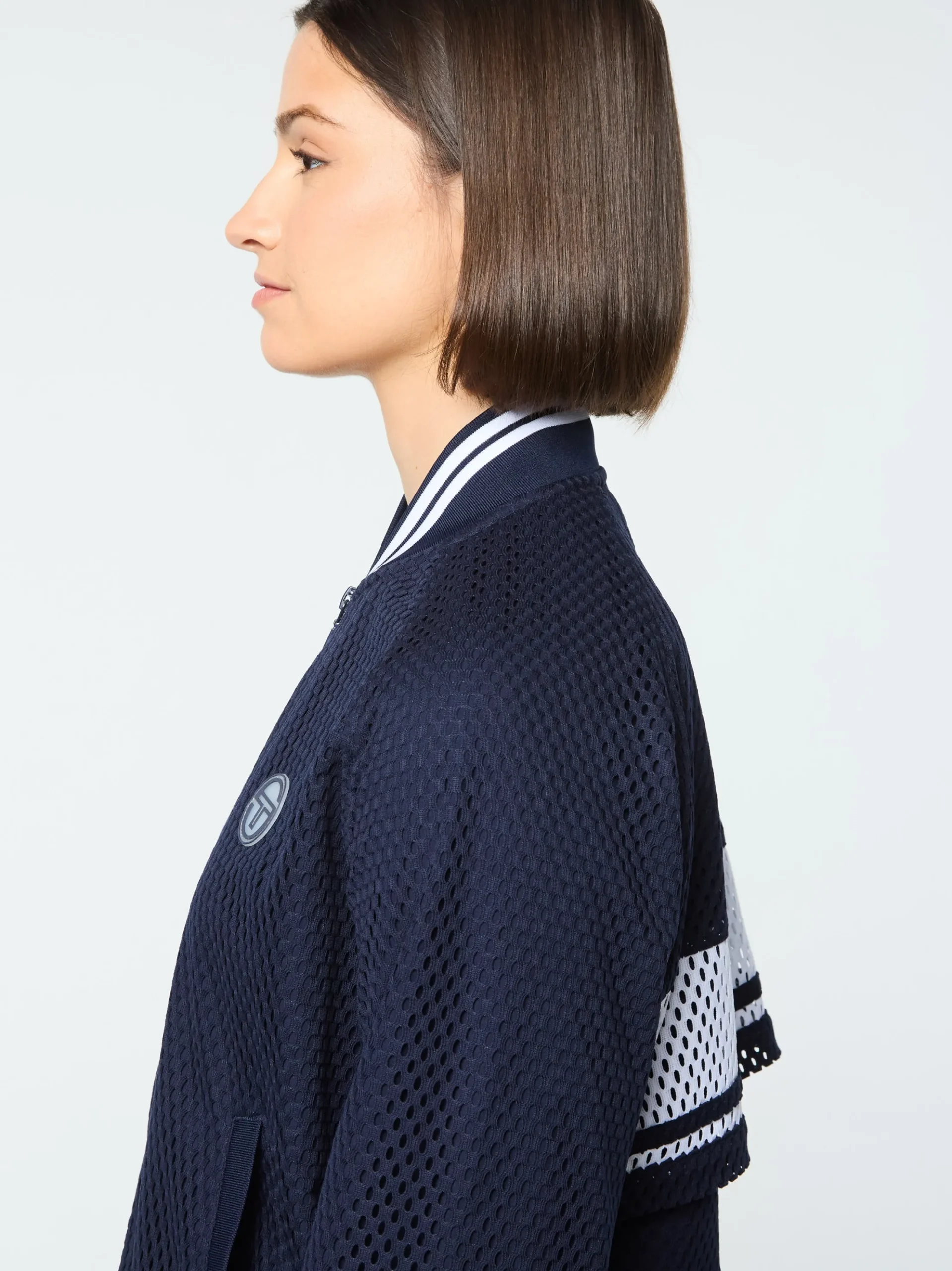 Sergio Tacchini Adria Mesh Track Jacket- MARITIME BLUE New