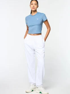 Sergio Tacchini Adria Mesh Track Pant- BRILLIANT WHITE Hot