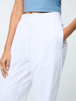 Sergio Tacchini Adria Mesh Track Pant- BRILLIANT WHITE Hot