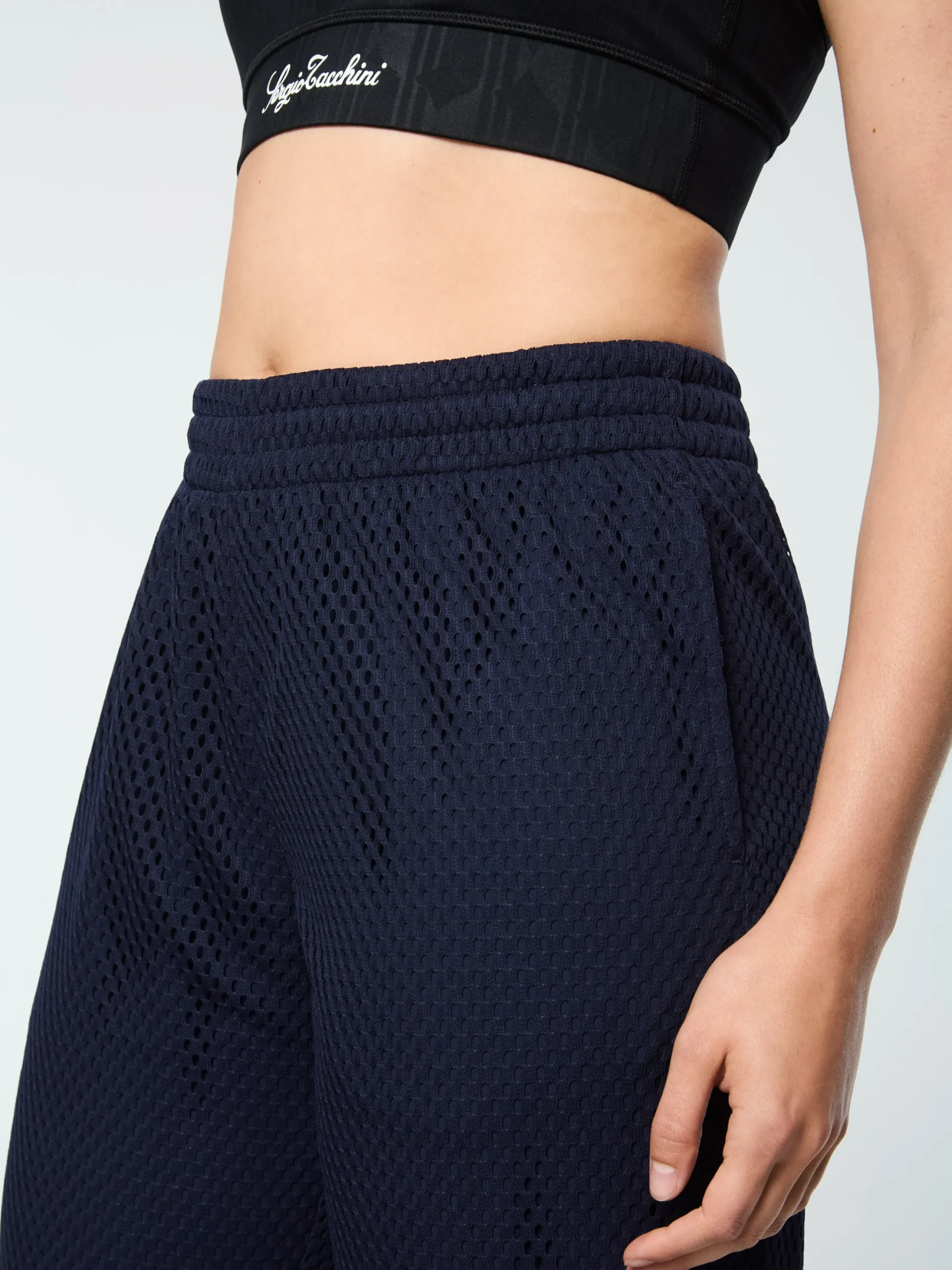 Sergio Tacchini Adria Mesh Track Pant- MARITIME BLUE Clearance