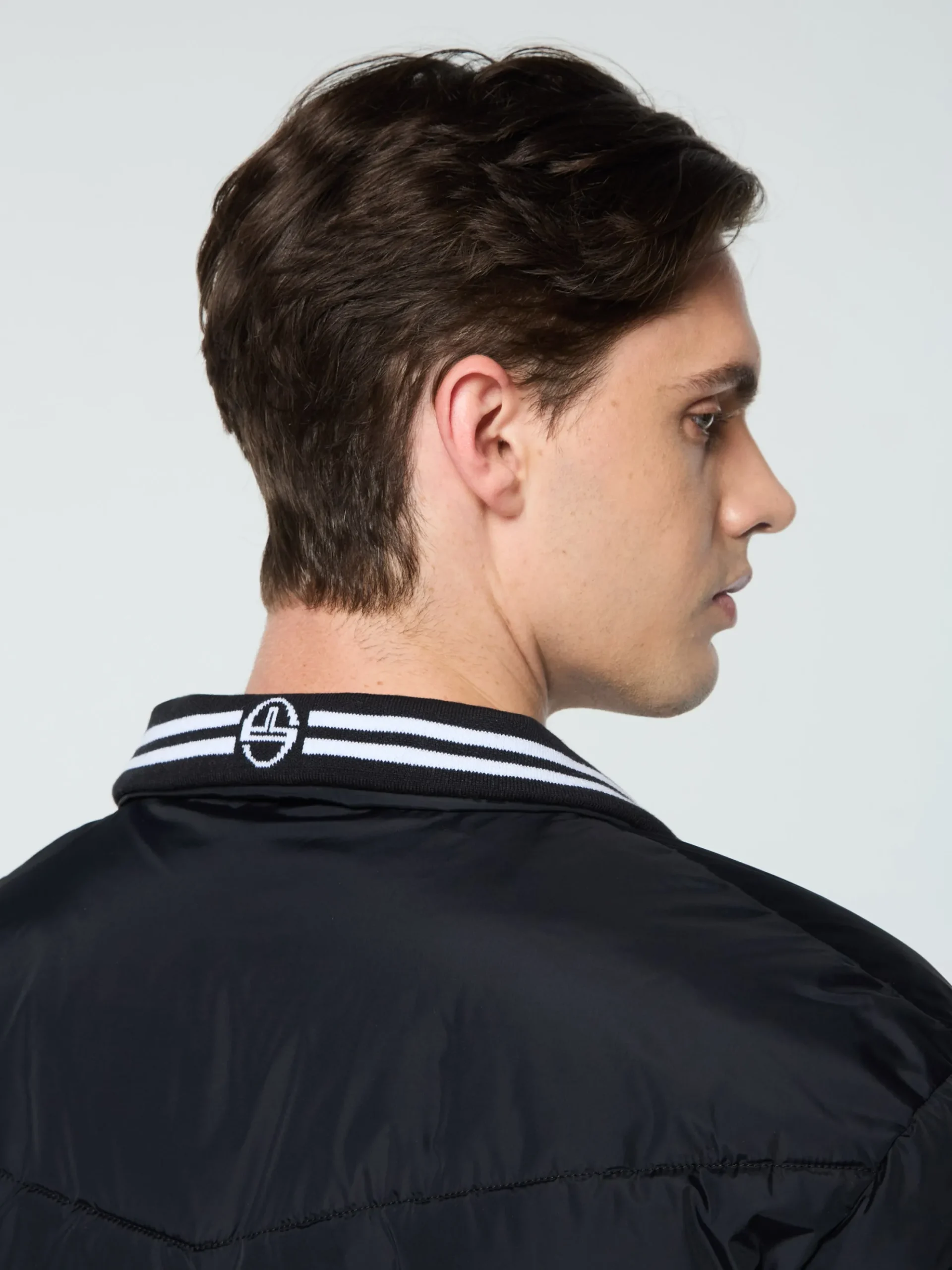 Sergio Tacchini Alezio Puffer Jacket- BLACK BEAUTY Best