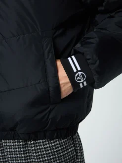 Sergio Tacchini Alezio Puffer Jacket- BLACK BEAUTY Best