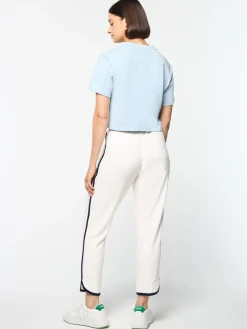 Sergio Tacchini Amore Crop T-Shirt- CELESTIAL BLUE New