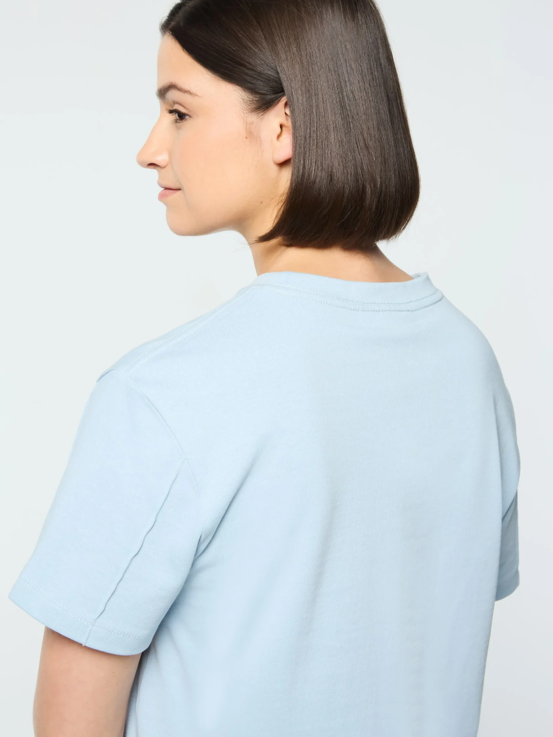 Sergio Tacchini Amore Crop T-Shirt- CELESTIAL BLUE New