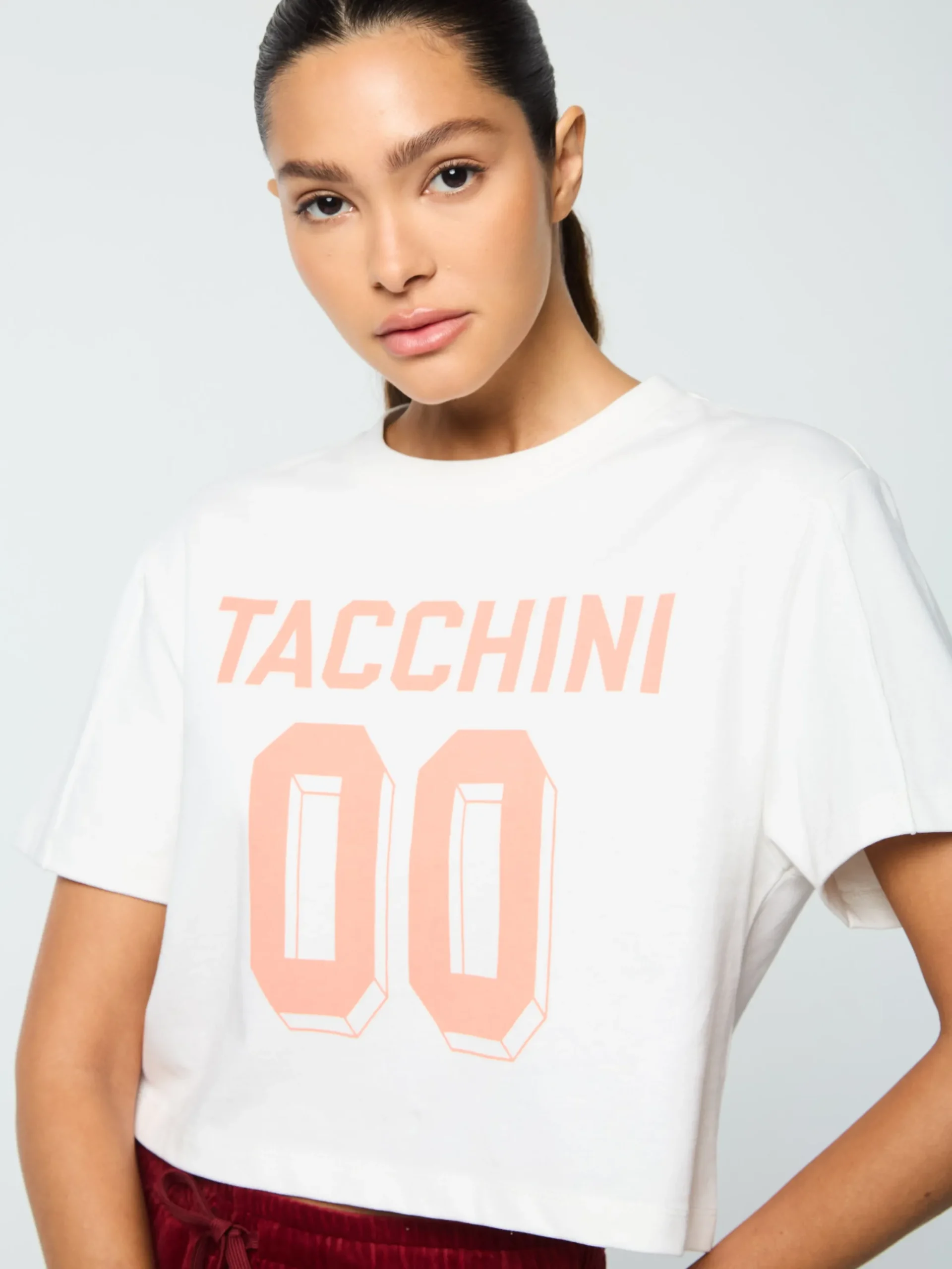 Sergio Tacchini Amore Crop T-Shirt- GARDENIA New
