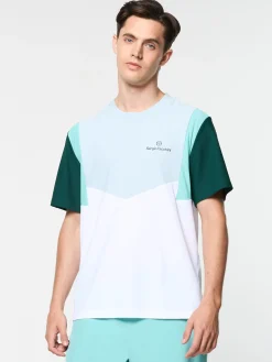 Sergio Tacchini Angolo T-Shirt- BRILLIANT WHITE Fashion