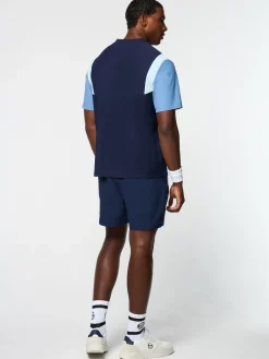 Sergio Tacchini Angolo T-Shirt- MARITIME BLUE Best