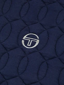 Sergio Tacchini Aversa Quilted Hoodie- MARITIME BLUE Fashion