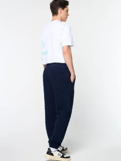 Sergio Tacchini Aversa Quilted Sweatpant- MARITIME BLUE Outlet