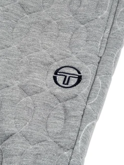 Sergio Tacchini Aversa Quilted Sweatpant- LIGHT HEATHER GREY Best