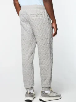 Sergio Tacchini Aversa Quilted Sweatpant- LIGHT HEATHER GREY Best