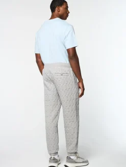 Sergio Tacchini Aversa Quilted Sweatpant- LIGHT HEATHER GREY Best