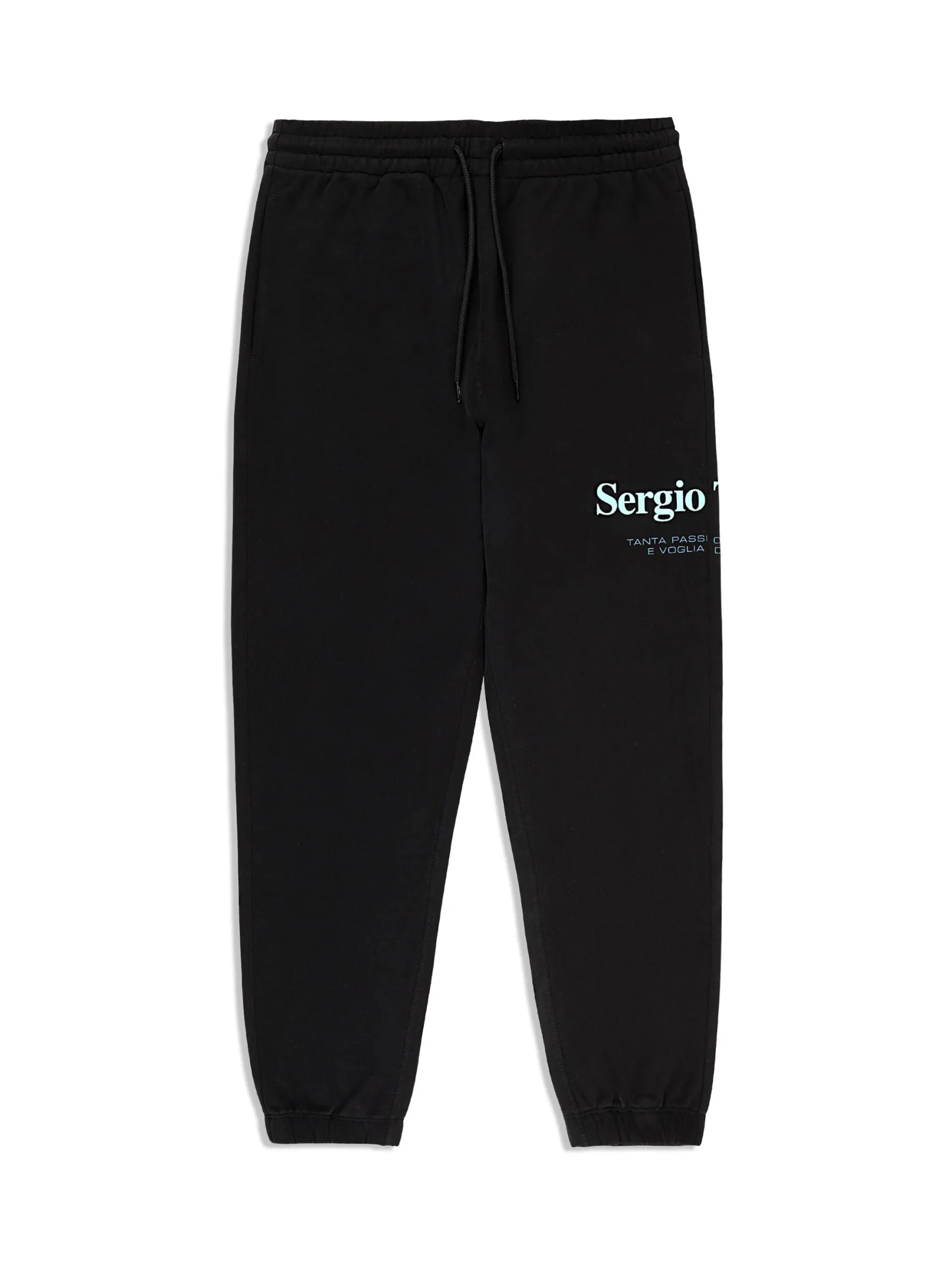 Sergio Tacchini Bari Graphic Sweatpant- BLACK BEAUTY Outlet