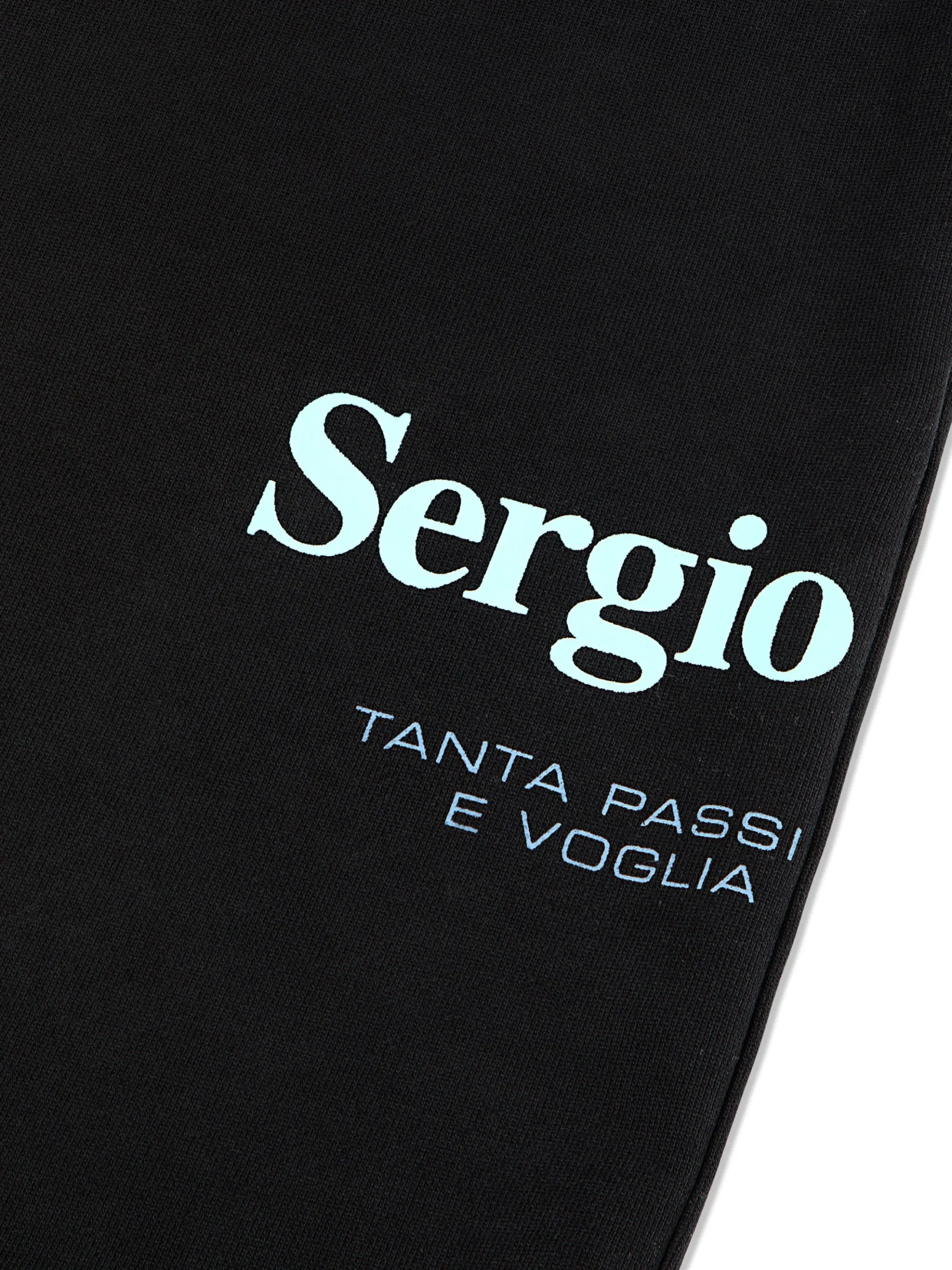 Sergio Tacchini Bari Graphic Sweatpant- BLACK BEAUTY Outlet