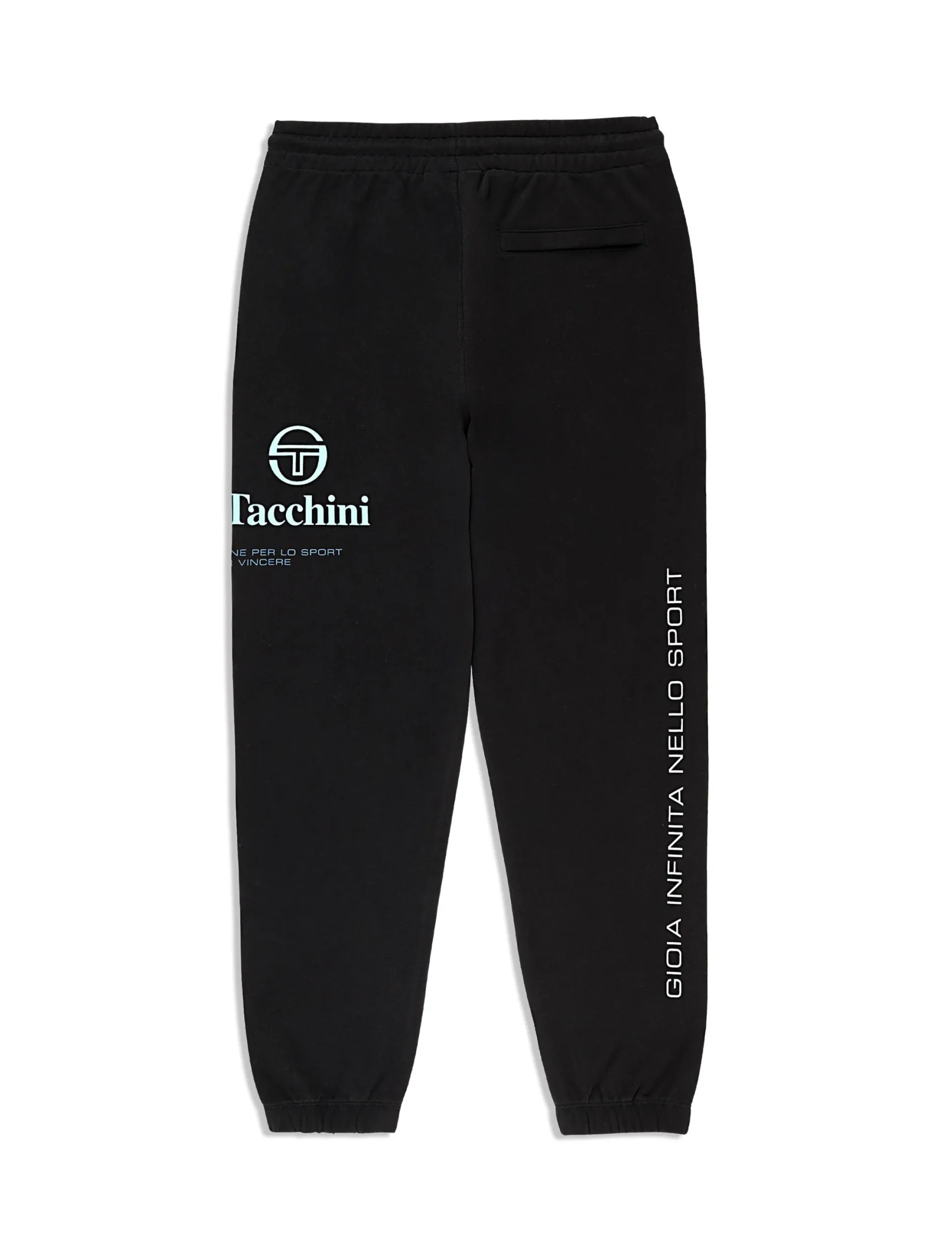 Sergio Tacchini Bari Graphic Sweatpant- BLACK BEAUTY Outlet