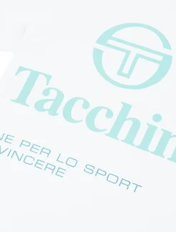 Sergio Tacchini Bari Graphic T-Shirt- BRILLIANT WHITE Hot