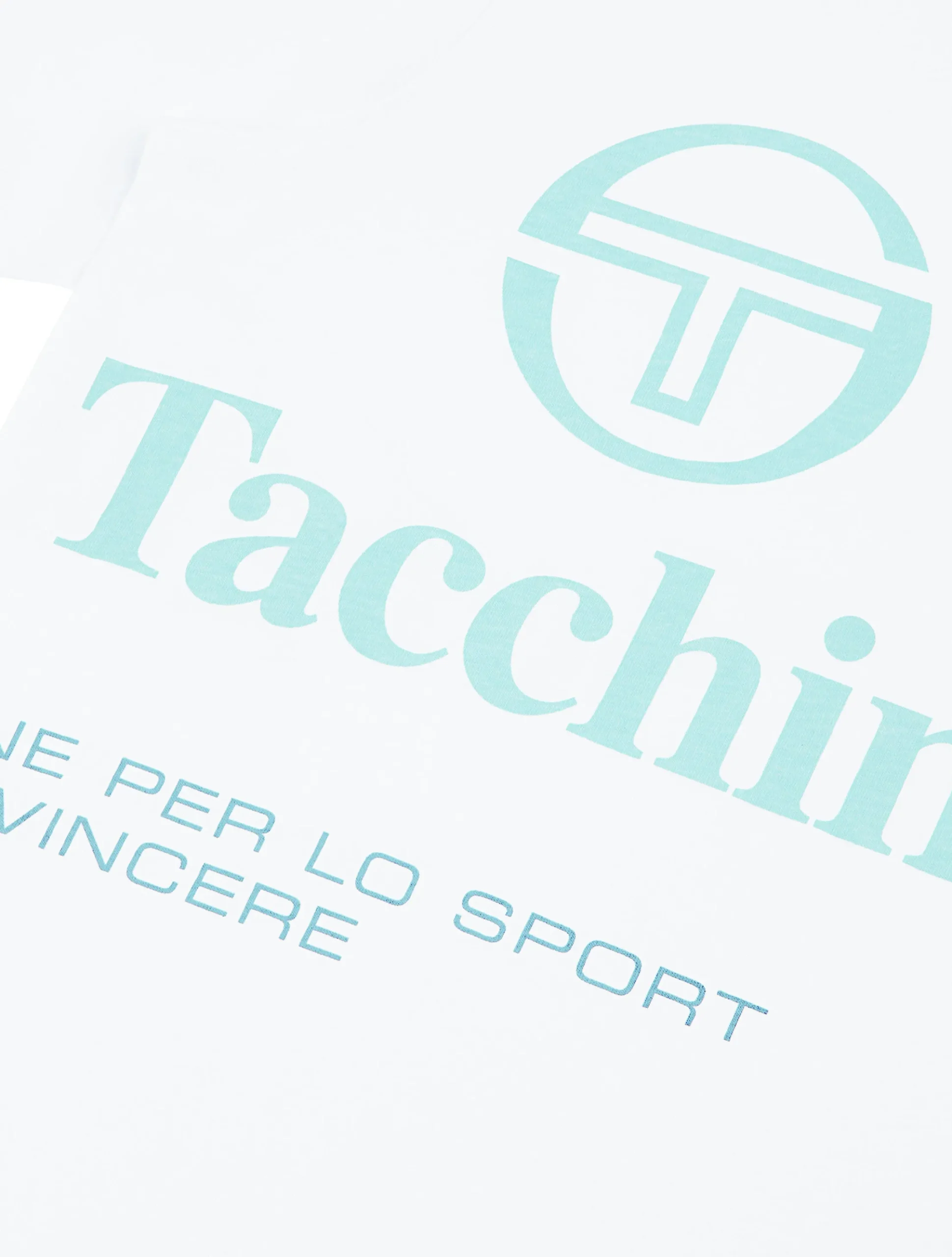 Sergio Tacchini Bari Graphic T-Shirt- BRILLIANT WHITE Hot