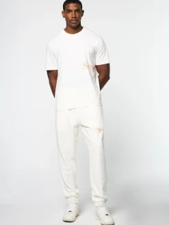 Sergio Tacchini Bari Graphic T-Shirt- GARDENIA Best