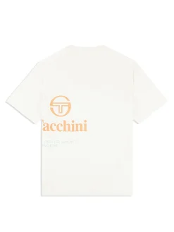 Sergio Tacchini Bari Graphic T-Shirt- GARDENIA Best