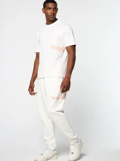 Sergio Tacchini Bari Graphic T-Shirt- GARDENIA Best