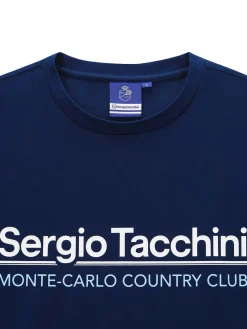 Sergio Tacchini Bimane MCH T-Shirt- NAVY Discount