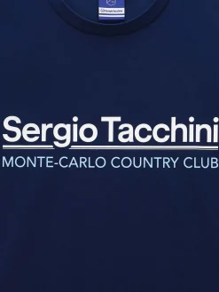 Sergio Tacchini Bimane MCH T-Shirt- NAVY Discount