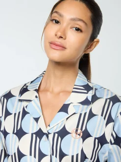 Sergio Tacchini Brikette Cabana Shirt- MARITIME BLUE Fashion