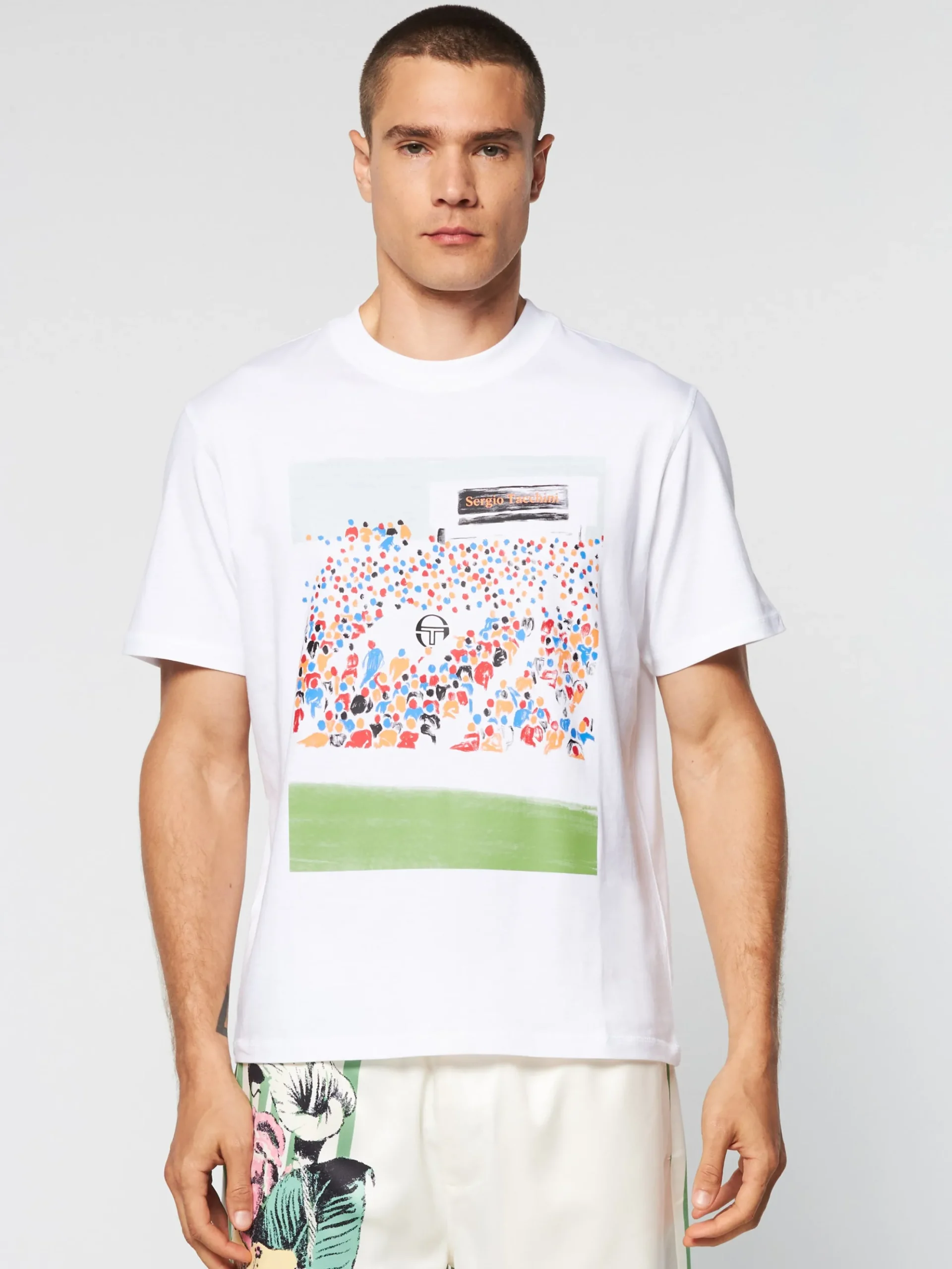 Sergio Tacchini Carson T-Shirt- WHITE Discount