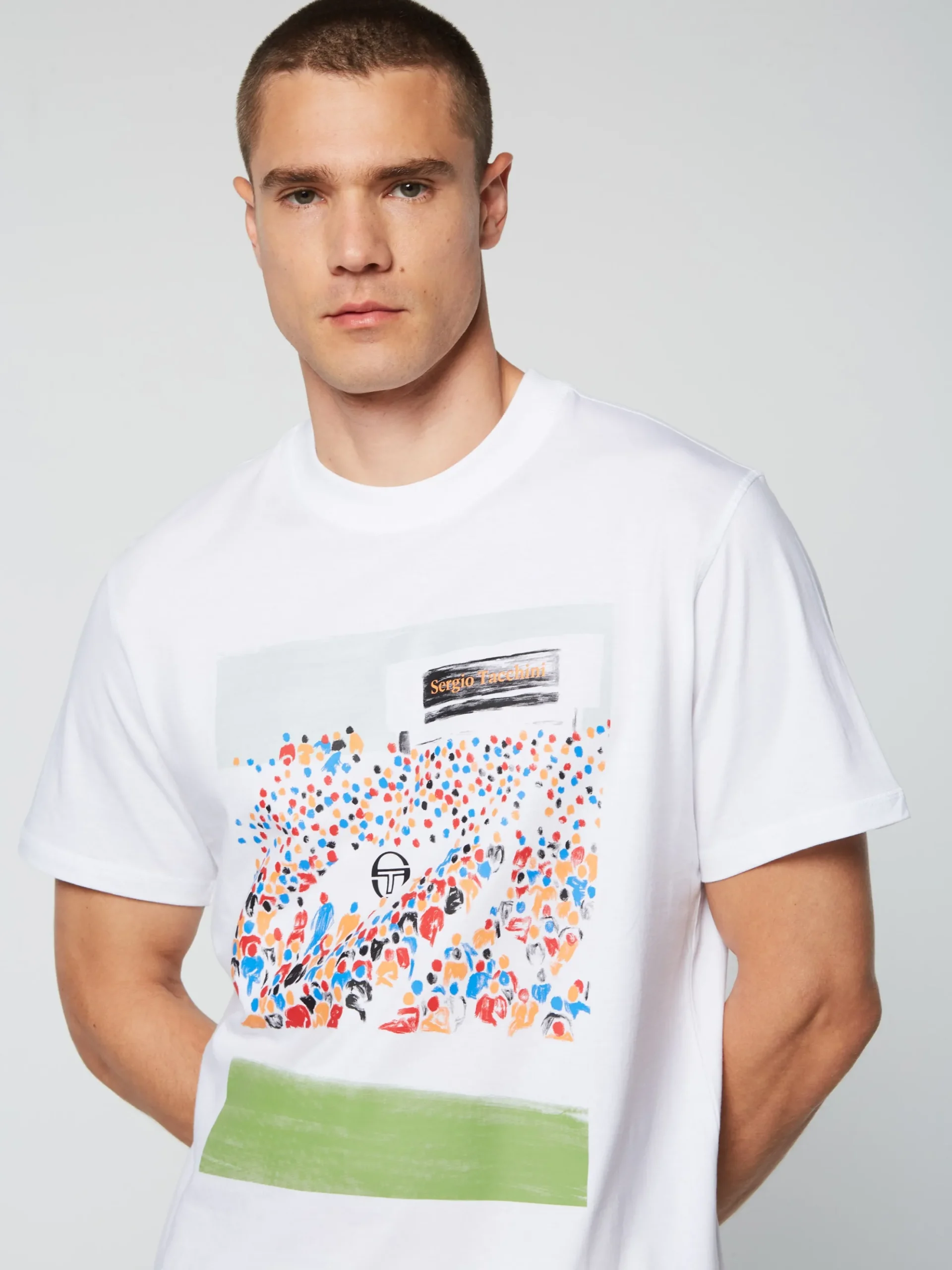 Sergio Tacchini Carson T-Shirt- WHITE Discount