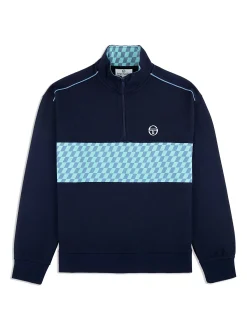 Sergio Tacchini Cialda Half Zip- MARITIME BLUE Clearance