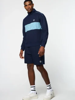 Sergio Tacchini Cialda Half Zip- MARITIME BLUE Clearance