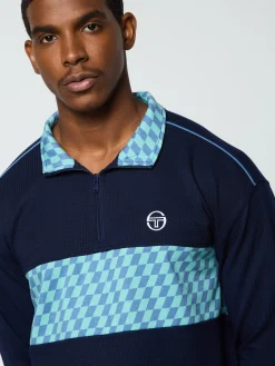 Sergio Tacchini Cialda Half Zip- MARITIME BLUE Clearance