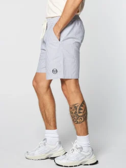 Sergio Tacchini Cosimo Oxford Shorts- MARITIME BLUE Best