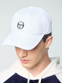 Sergio Tacchini Court Hat- BRILLIANT WHITE Discount