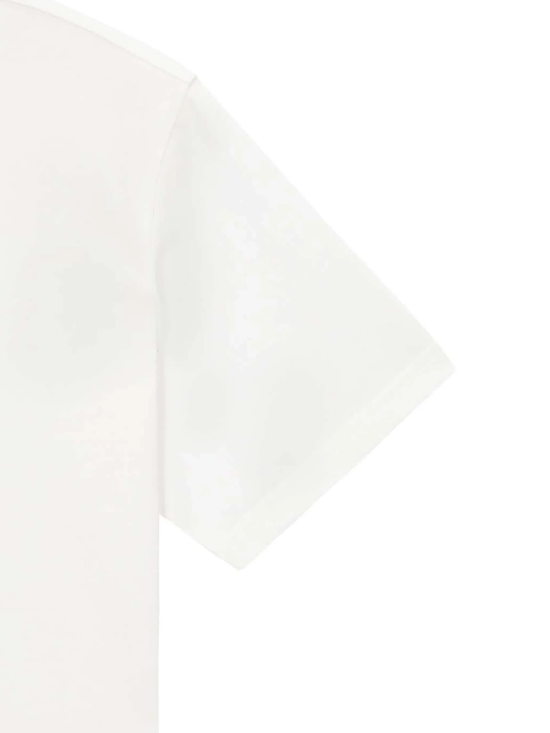 Sergio Tacchini Daily Tuft Big Logo Crop T-Shirt- OFF WHITE Fashion