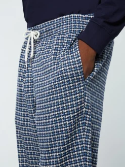 Sergio Tacchini Dallas Houndstooth Track Pant- MARITIME BLUE Online