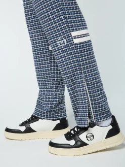 Sergio Tacchini Dallas Houndstooth Track Pant- MARITIME BLUE Online