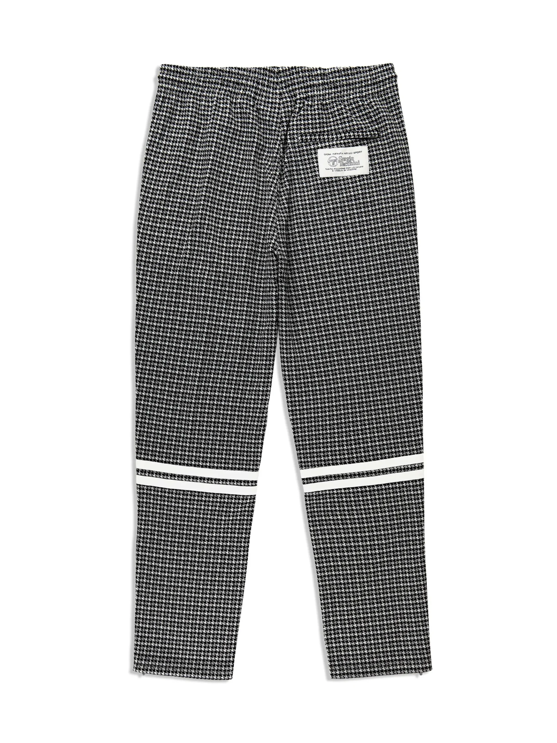 Sergio Tacchini Dallas Houndstooth Track Pant- BLACK BEAUTY Best