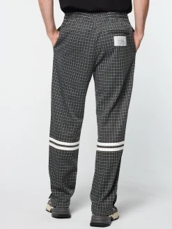 Sergio Tacchini Dallas Houndstooth Track Pant- BLACK BEAUTY Best