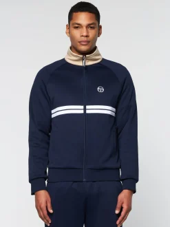 Sergio Tacchini Dallas Track Jacket Archivio- Maritime Blue/ Humus MARITIME BLUE/HUMUS Online