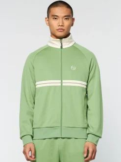 Sergio Tacchini Dallas Track Jacket Archivio- Jade Green/ Pearl Ivory JADE GREEN/PEARL IVORY New