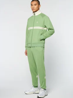 Sergio Tacchini Dallas Track Jacket Archivio- Jade Green/ Pearl Ivory JADE GREEN/PEARL IVORY New