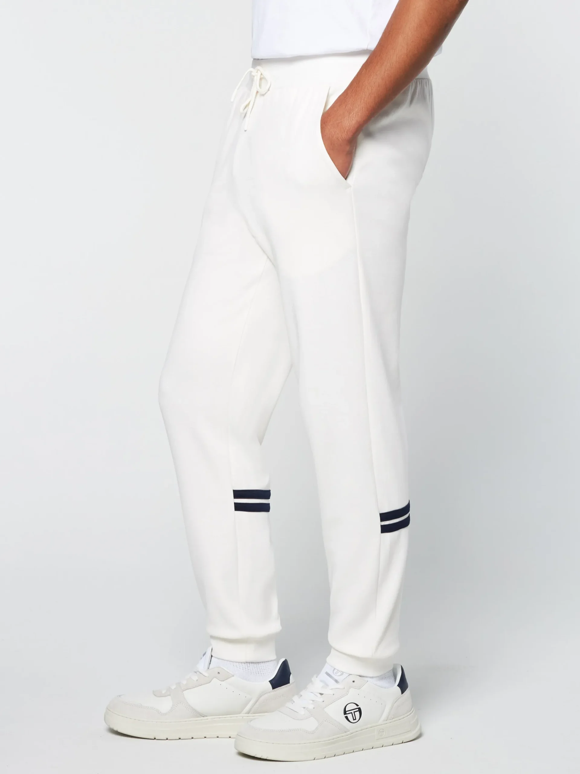Sergio Tacchini Dallas Track Pant Archivio- Gardenia/ Maritime Blue GARDENIA/MARITIME BLUE Discount